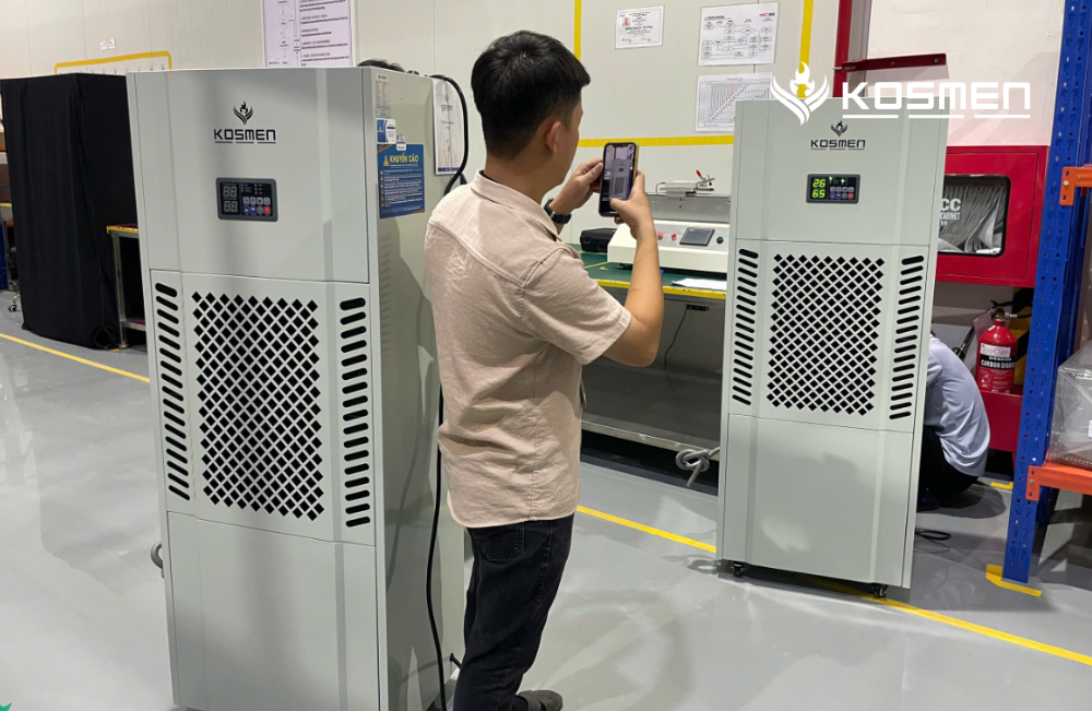 Dự án lắp đặt máy hút ẩm cho kho xưởng lưu trữ hàng hóa tại BW Industrial