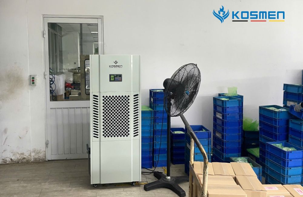 M&aacute;y h&uacute;t ẩm Kosmen KM-180S kiểm so&aacute;t ẩm ph&ograve;ng kiểm tra ngoại quan
