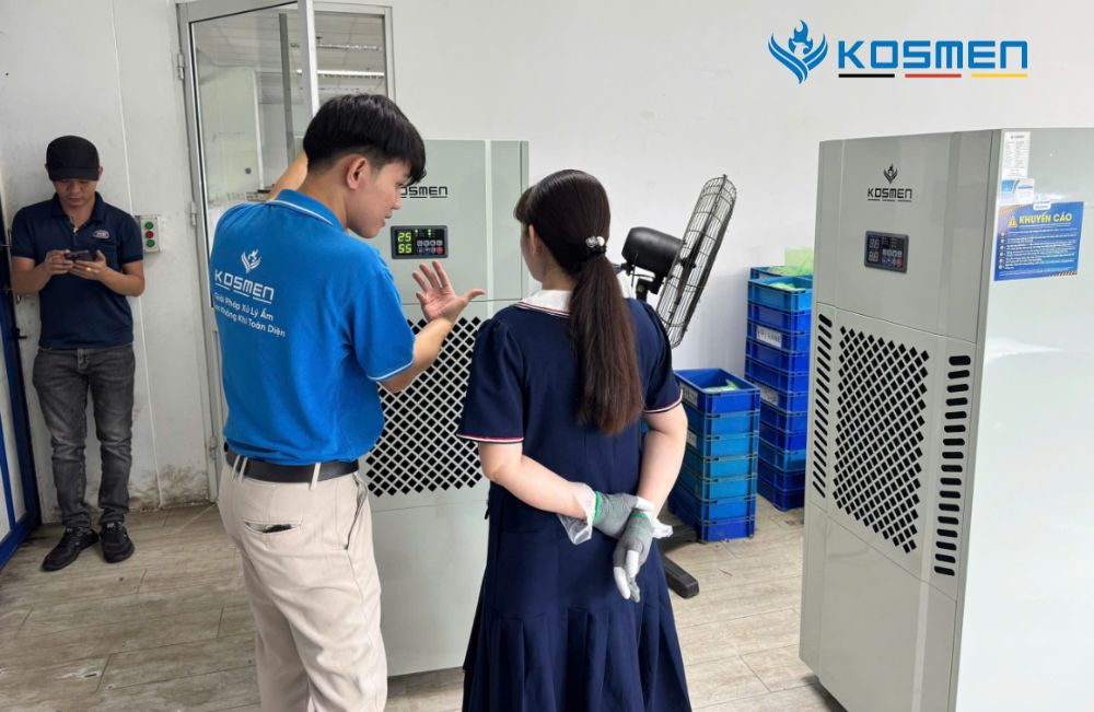 M&aacute;y h&uacute;t ẩm Kosmen KM-180S kiểm so&aacute;t ẩm ph&ograve;ng kiểm tra ngoại quan