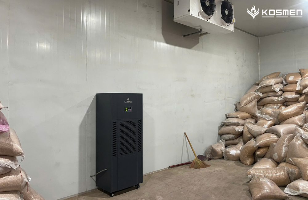 Dự &aacute;n lắp đặt m&aacute;y h&uacute;t ẩm Kosmen KM-250S để bảo quản hạt giống