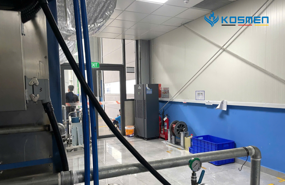 Máy hút ẩm Kosmen KM-250S kiểm soát kho sản xuất ống đồng, dây đồng