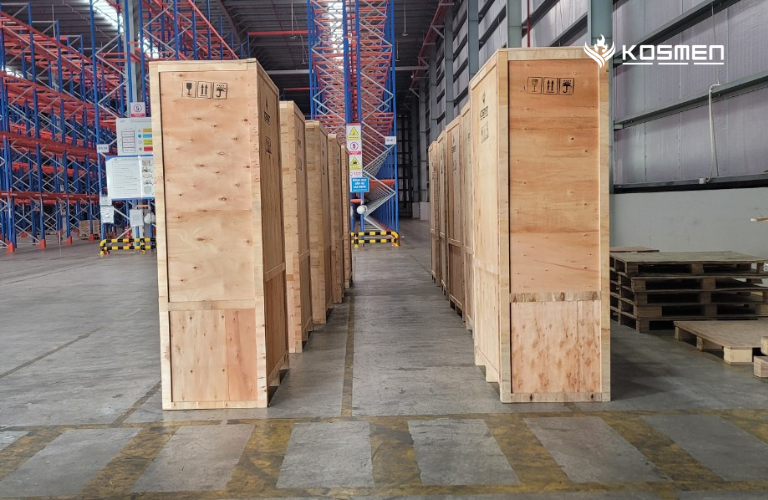 Dự án lắp đặt máy hút ẩm Kosmen KM-480S bảo quản sản phẩm may mặc