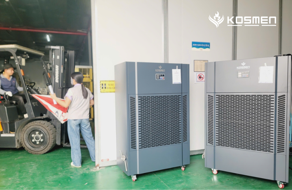 Lắp đặt máy hút ẩm Kosmen KM-480S bảo quản linh kiện điện tử
