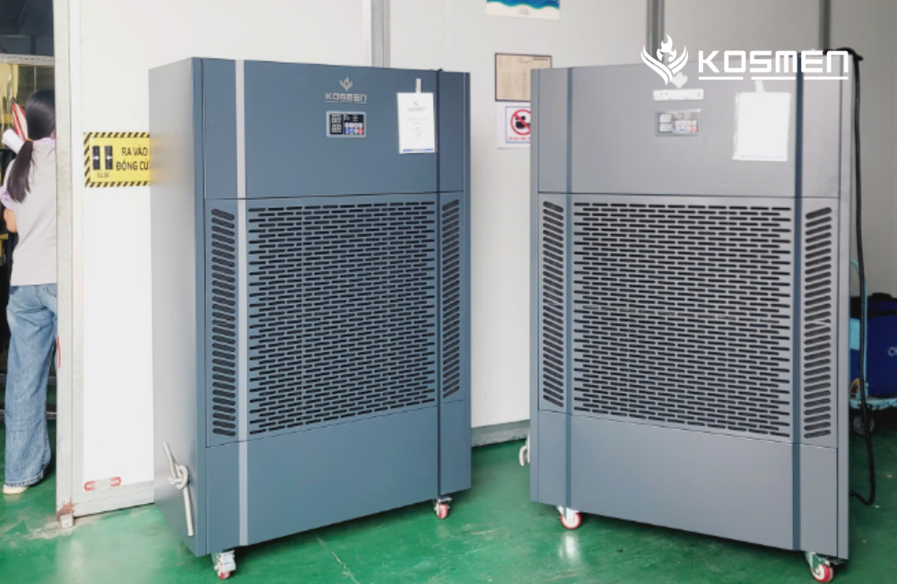 Lắp đặt máy hút ẩm Kosmen KM-480S bảo quản linh kiện điện tử