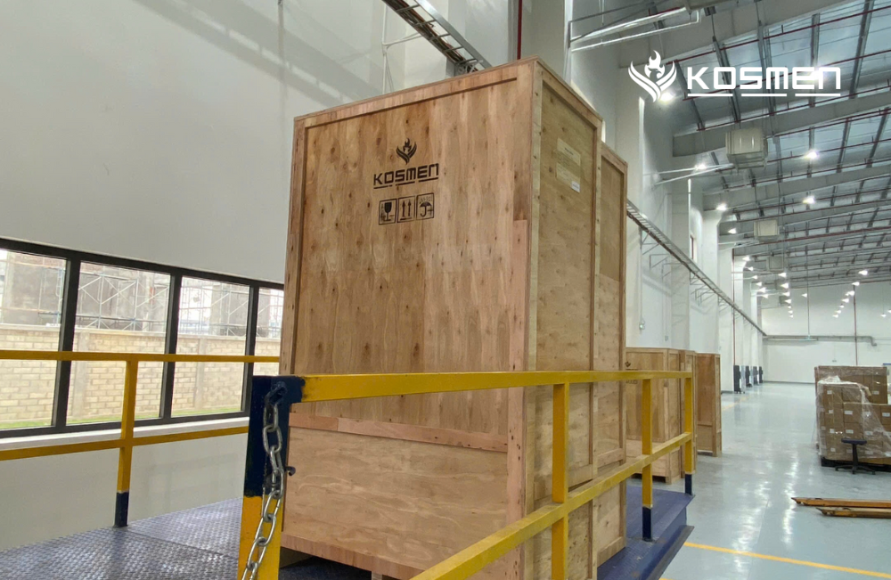 Lắp đặt m&aacute;y h&uacute;t ẩm Kosmen KM-480S bảo quản linh kiện, phụ kiện điện tử