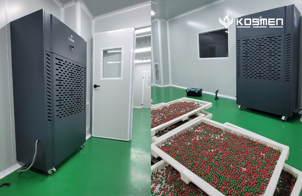 Lắp đặt máy hút ẩm Kosmen KM-480S để bảo quản viên nang