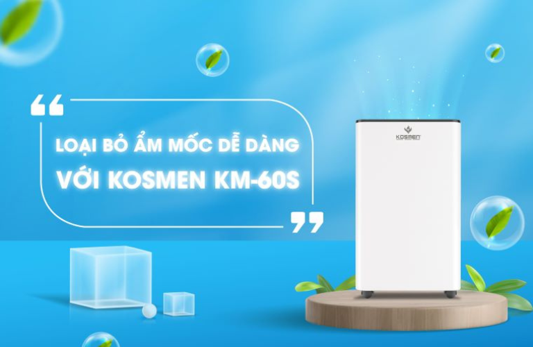 M&aacute;y h&uacute;t ẩm Kosmen KM-60S c&oacute; được thiết kế th&ocirc;ng minh với đa dạng t&iacute;nh năng