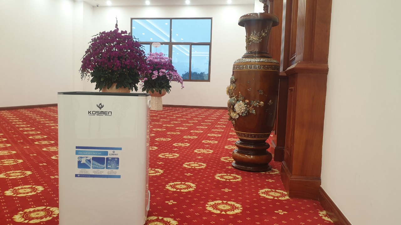 Ứng dụng m&aacute;y h&uacute;t ẩm Kosmen trong ph&ograve;ng kh&aacute;ch sạn, homestay