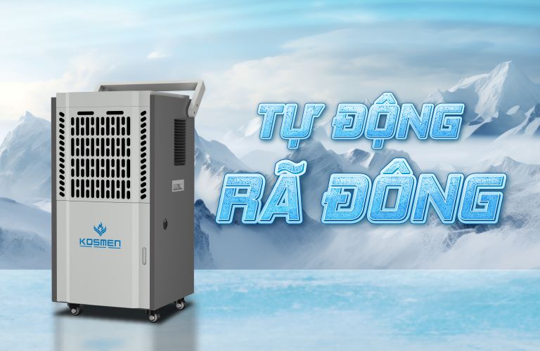 M&aacute;y h&uacute;t ẩm Kosmen KM-90S c&oacute; khả năng tự động r&atilde; đ&ocirc;ng th&ocirc;ng minh