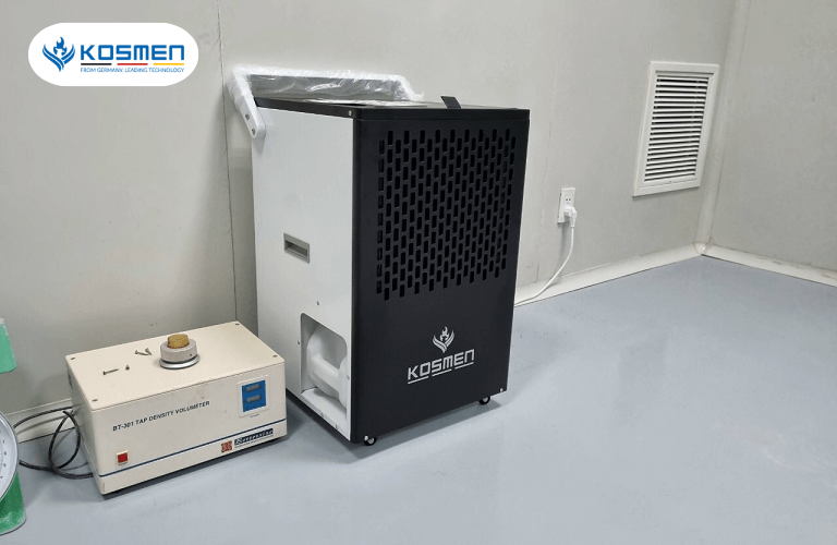 M&aacute;y h&uacute;t ẩm Kosmen KM-90S ph&ugrave; hợp với kho xưởng c&oacute; diện t&iacute;ch từ 90 - 120m&sup2;