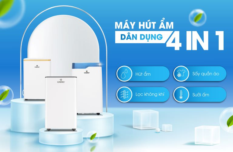 M&aacute;y h&uacute;t ẩm Kosmen được t&iacute;ch hợp nhiều t&iacute;nh năng th&ocirc;ng minh, tạo sự thuận tiện cho người d&ugrave;ng