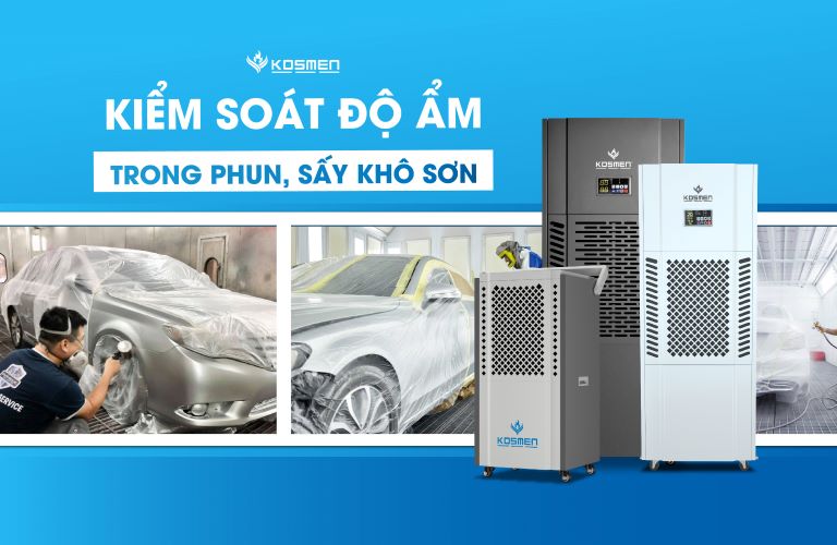 Kiểm Soát Độ Ẩm Trong Phun, Sấy Khô Cho Buồng Phun Sơn