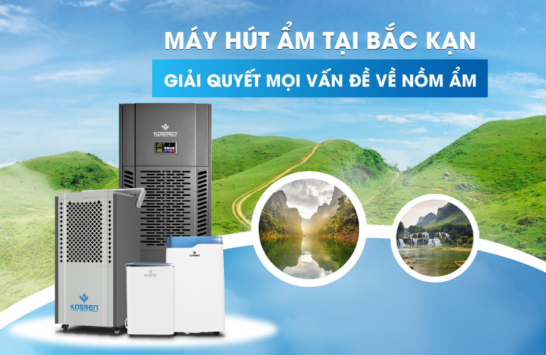 Kosmen Việt Nam l&agrave; địa chỉ cung cấp m&aacute;y h&uacute;t ẩm tại Bắc Kạn với chất lượng đạt chuẩn