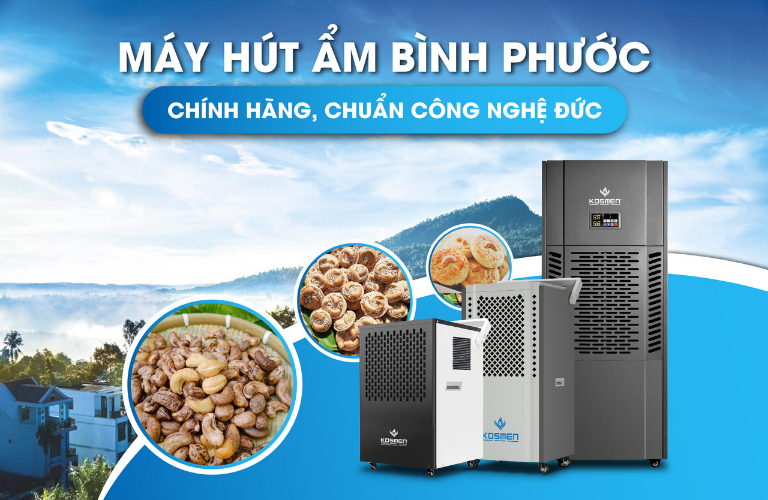 Kosmen Việt Nam l&agrave; địa chỉ b&aacute;n m&aacute;y h&uacute;t ẩm uy t&iacute;n tại B&igrave;nh Phước