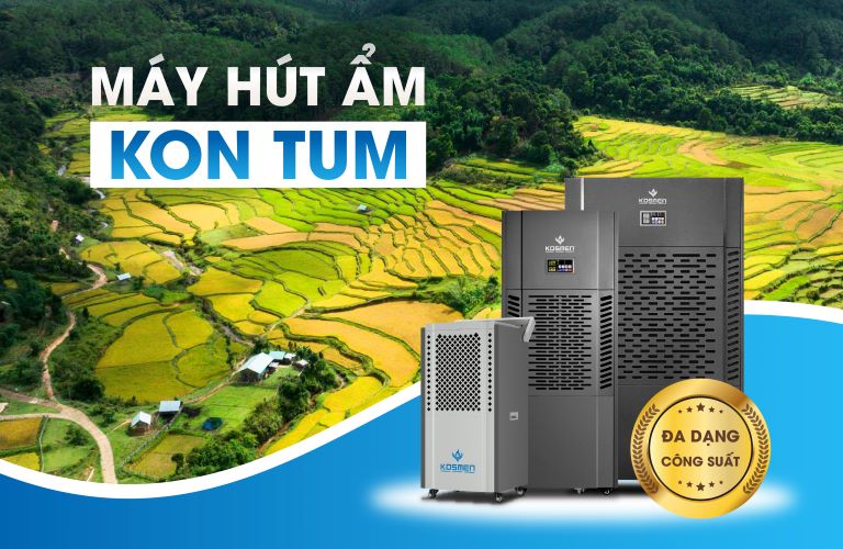 Kosmen Việt Nam l&agrave; địa chỉ b&aacute;n m&aacute;y h&uacute;t ẩm tại Kon Tum với đa dạng c&ocirc;ng suất để người d&ugrave;ng lựa chọn