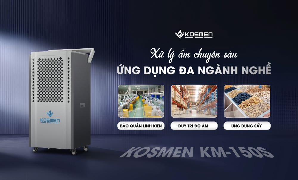 Kosmen l&agrave; địa chỉ b&aacute;n m&aacute;y h&uacute;t ẩm uy t&iacute;n tại Điện Bi&ecirc;n