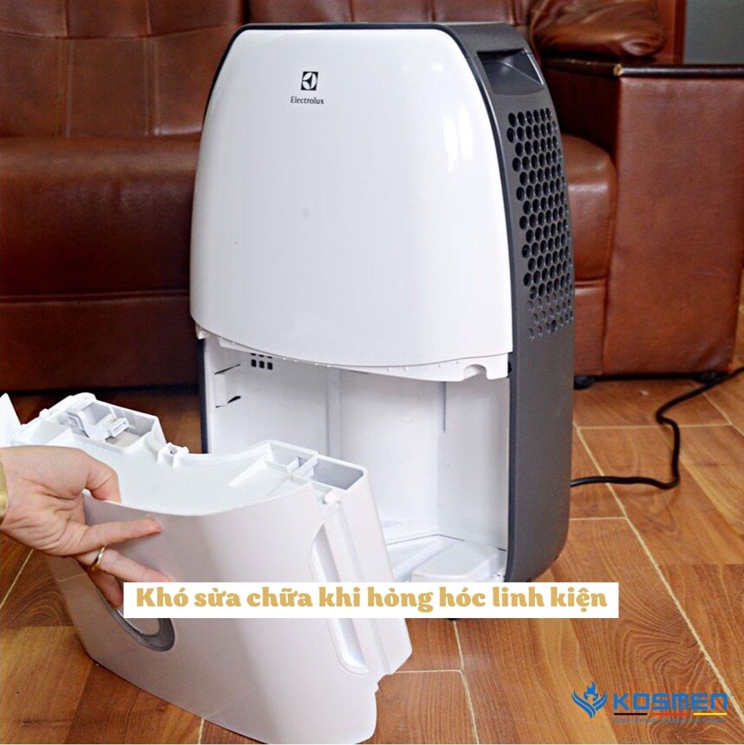 M&aacute;y h&uacute;t ẩm b&atilde;i Nhật rất kh&oacute; sửa chữa khi bị lỗi hoặc hỏng h&oacute;c linh kiện