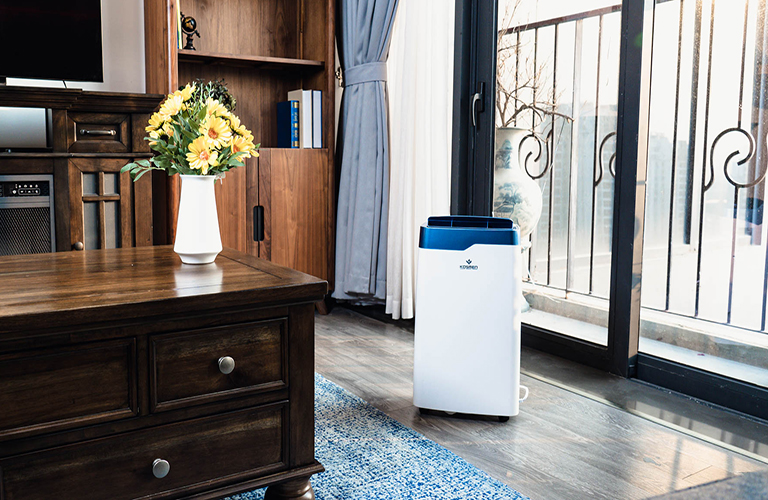 Máy hút ẩm Kosmen KM-20N tích hợp lọc không khí, sấy khô quần áo