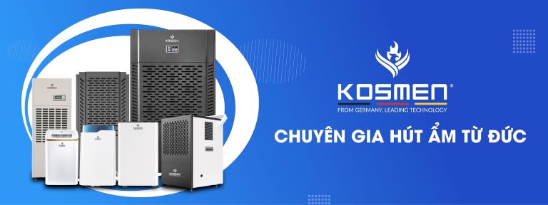 Kosmen là địa điểm bán máy hút ẩm tại TPHCM chính hãng, uy tín theo công nghệ Đức