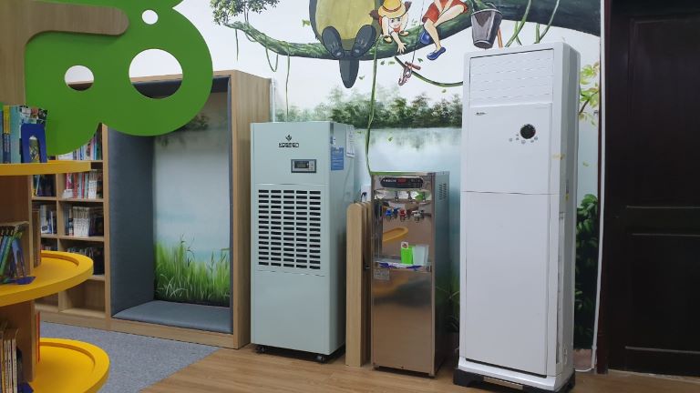 Dự án lắp đặt máy hút ẩm Kosmen để xử lý ẩm tại thư viện tỉnh Bắc Ninh
