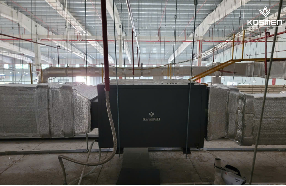 Ứng dụng máy hút ẩm treo trần trong các nhà kho, nhà xưởng