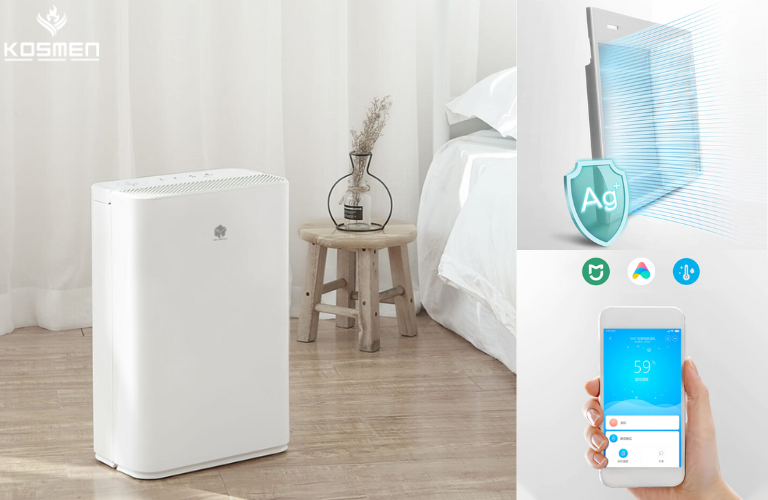 Máy hút ẩm New Widetech 12L của Xiaomi nổi bật với bộ phận tản nhiệt hiện đại