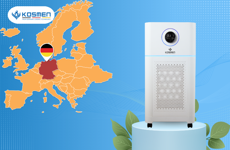 Máy lọc không khí loại bỏ các chất gây ô nhiễm và lưu thông không khí trong phòng