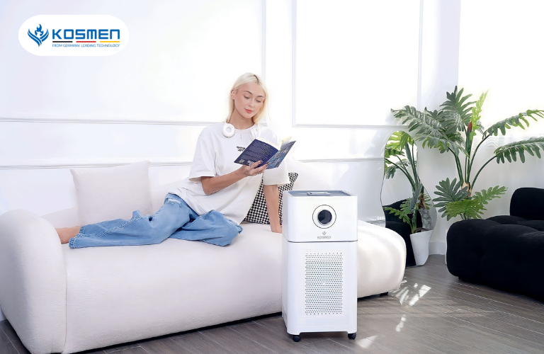 Máy lọc không khí Đức Kosmen KM-A65 là giải pháp lọc không khí hoàn hảo cho gia đình