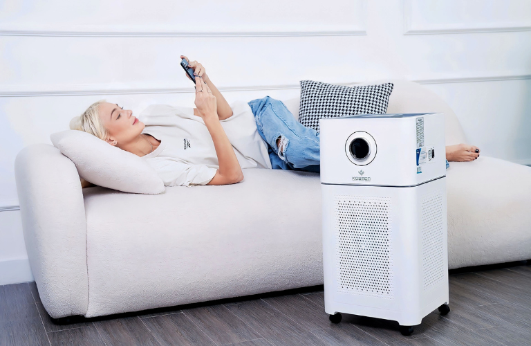 Máy lọc không khí Kosmen được ứng dụng các công nghệ lọc bụi thông minh đến từ CHLB Đức