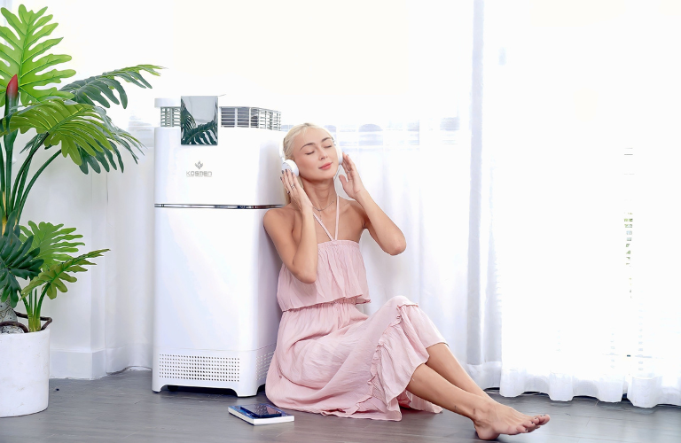 Máy lọc không khí Kosmen có thể loại bỏ các loại bụi mịn có kích thước siêu nhỏ