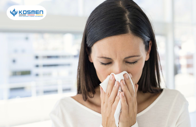 Dùng máy lọc không khí tạo độ ẩm có thể giảm khả năng mắc bệnh về hô hấp