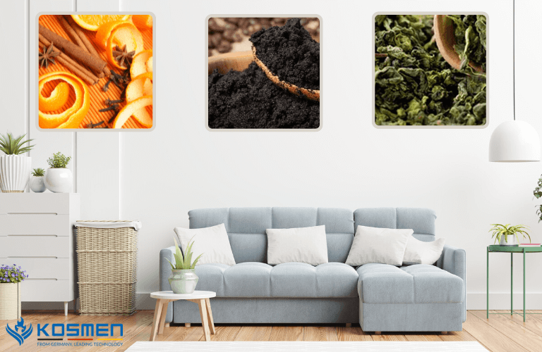 Mẹo khử mùi hôi trong nhà chống nồm ẩm với vỏ cam, bã cà phê, bà trà,...