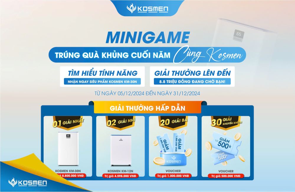 Chơi Mini Game Cùng Kosmen - Trúng Quà Khủng Cuối Năm