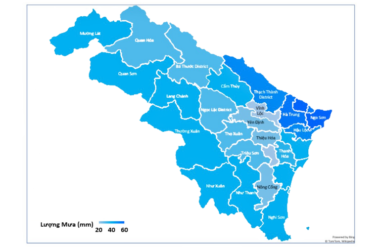 Mưa lớn tại Thanh H&oacute;a g&acirc;y hư hại nh&agrave; cửa, c&ocirc;ng tr&igrave;nh, giảm chất lượng cơ sở hạ tầng