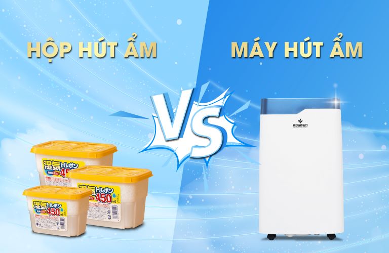 [Giải Đáp] Chọn Mua Máy Hút Ẩm Hay Hộp Hút Ẩm Tốt Hơn?