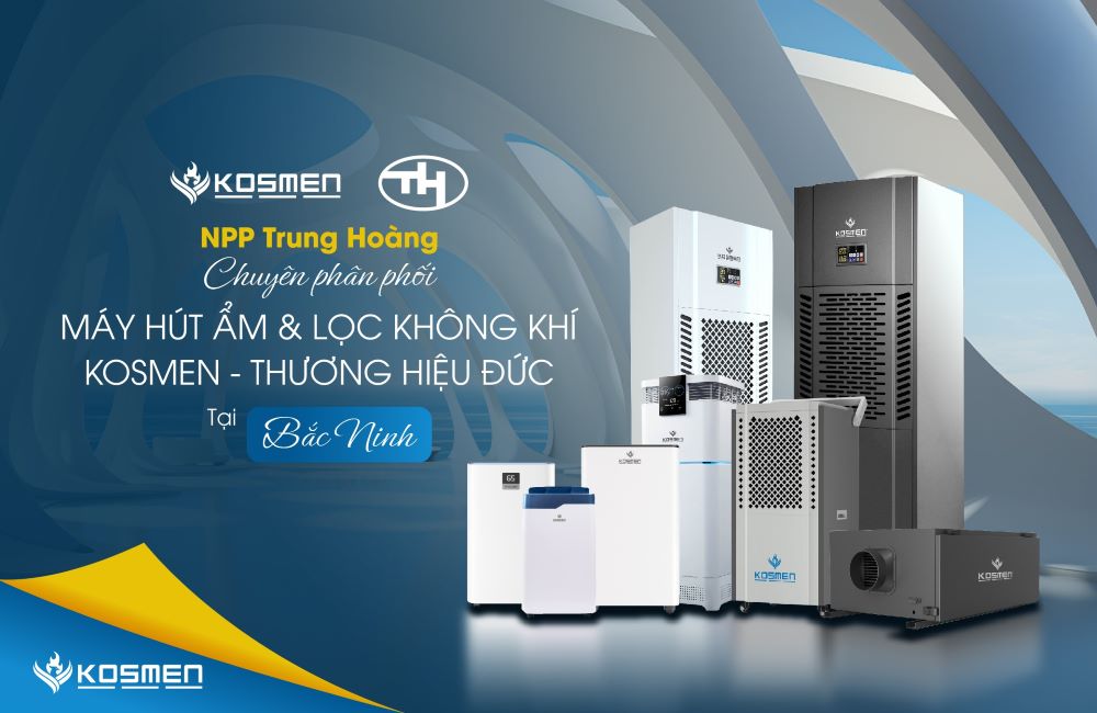 NPP Trung Hoàng Chuyên Máy Hút Ẩm Kosmen Ở Bắc Ninh