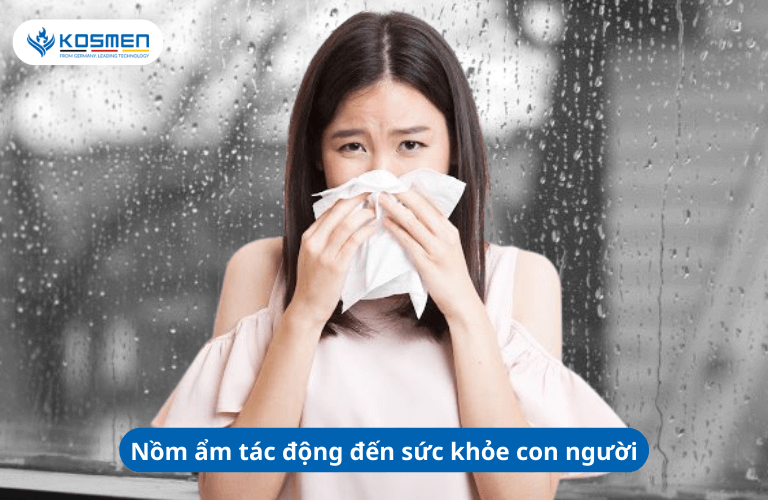 Nồm ẩm tác động đến sức khỏe con người