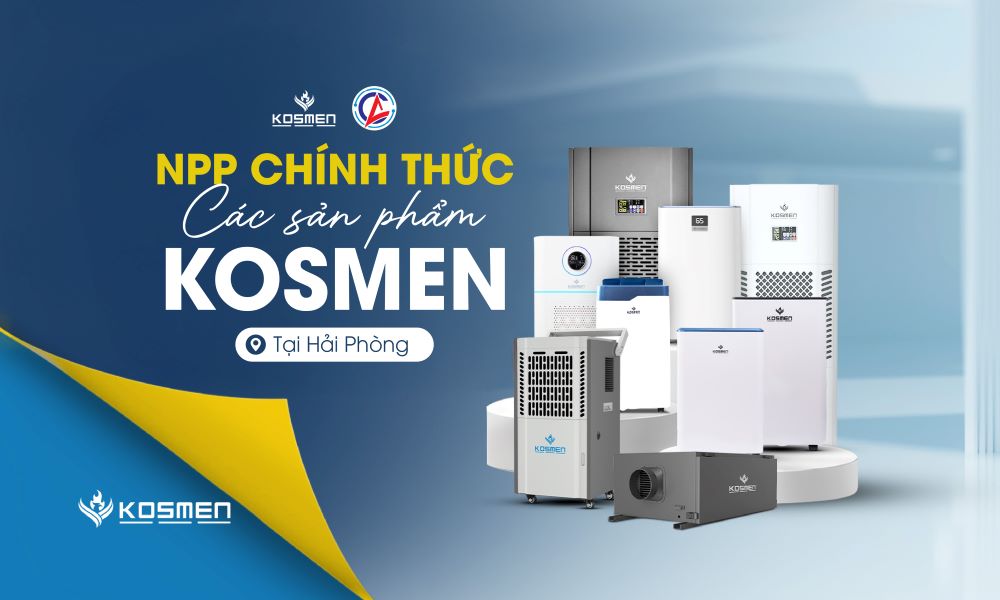 NPP Châu Anh - Nhà Phân Phối Máy Hút Ẩm Kosmen Uy Tín Tại Hải Phòng