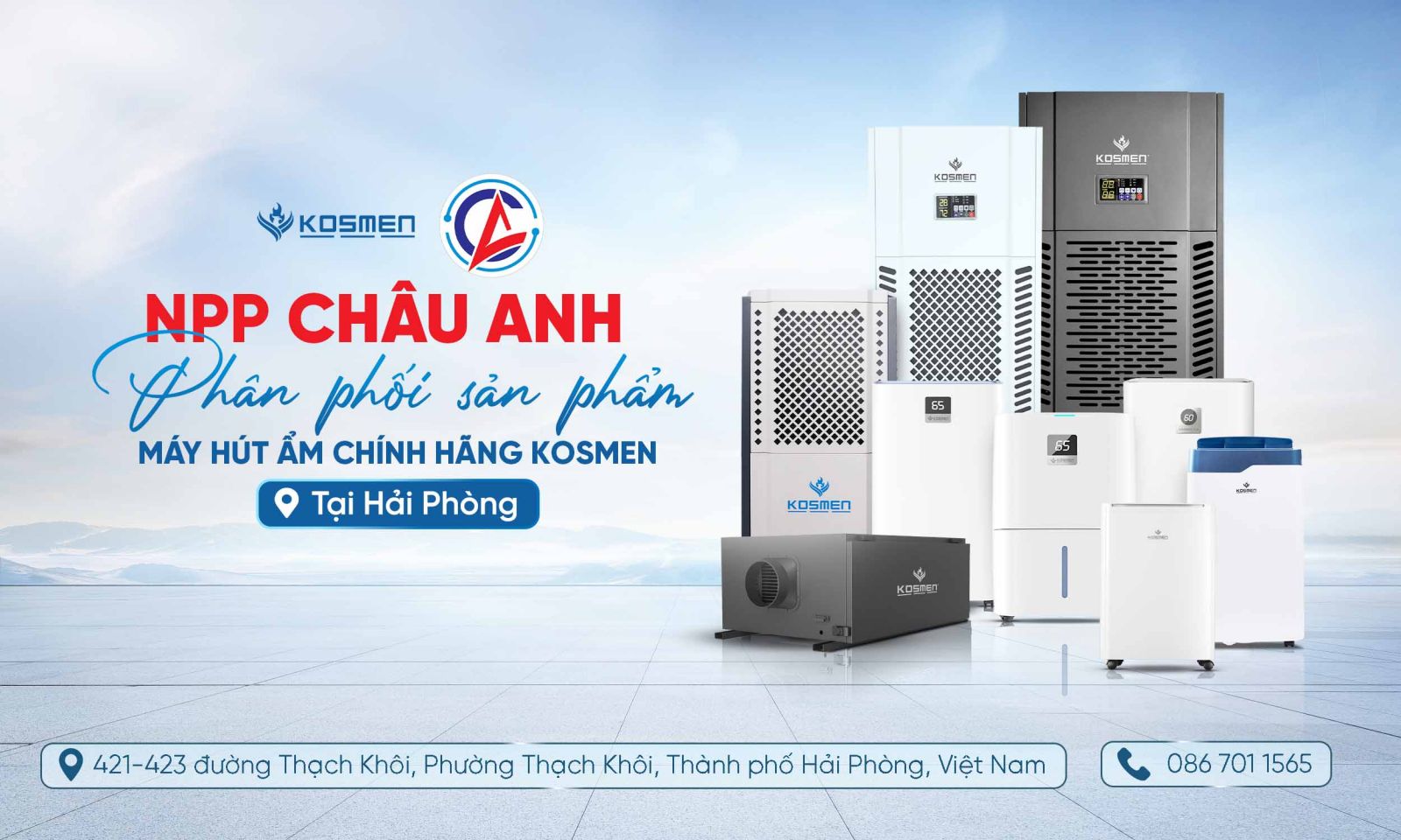 NPP Ch&acirc;u Anh chuy&ecirc;n ph&acirc;n phối sản phẩm ch&iacute;nh h&atilde;ng Kosmen tại Hải Ph&ograve;ng