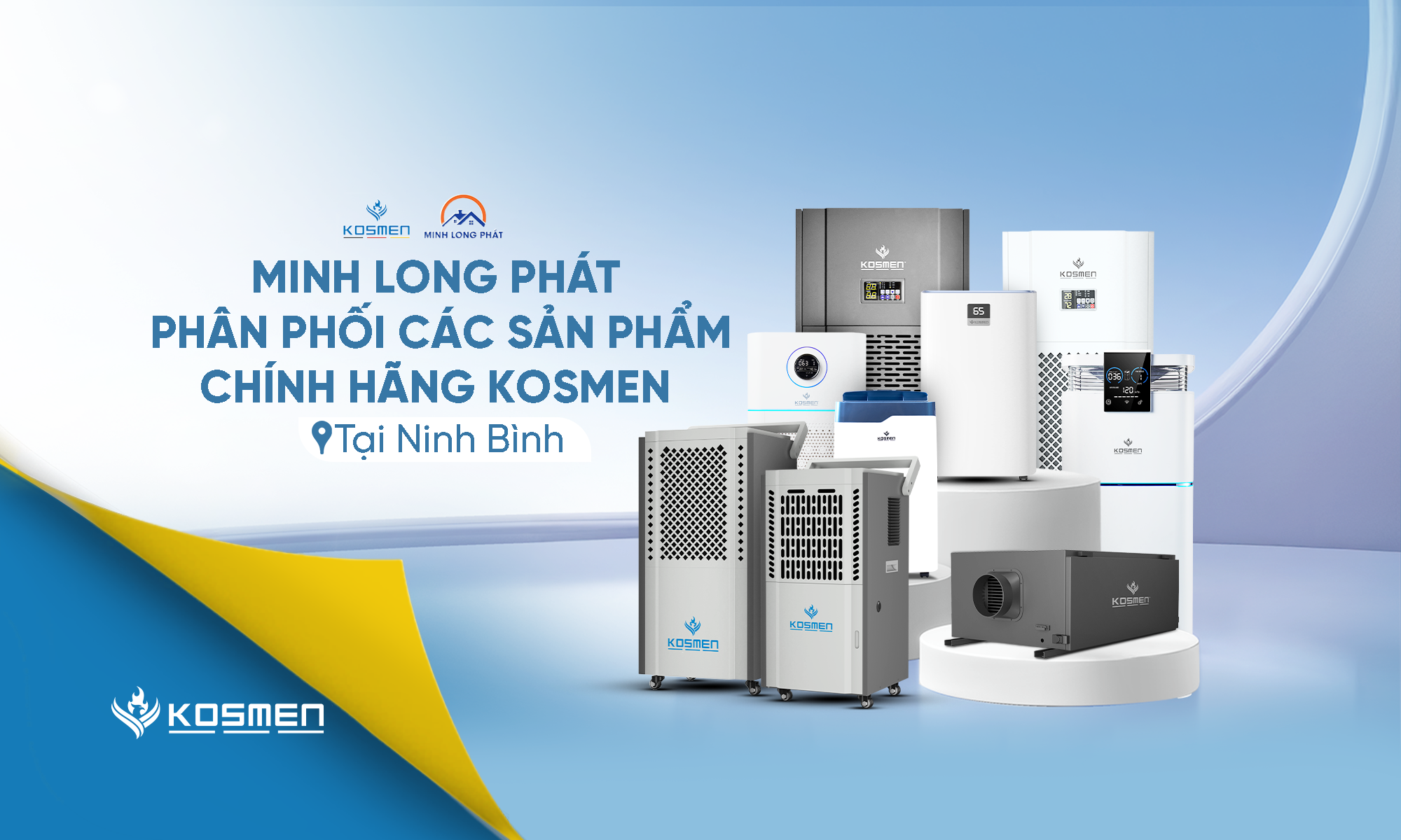 Minh Long Phát - NPP Máy Hút Ẩm Kosmen Chính Hãng Ninh Bình