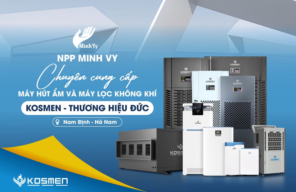 NPP Minh Vy Cung Cấp Máy Hút Ẩm Kosmen Tại Nam Định, Hà Nam