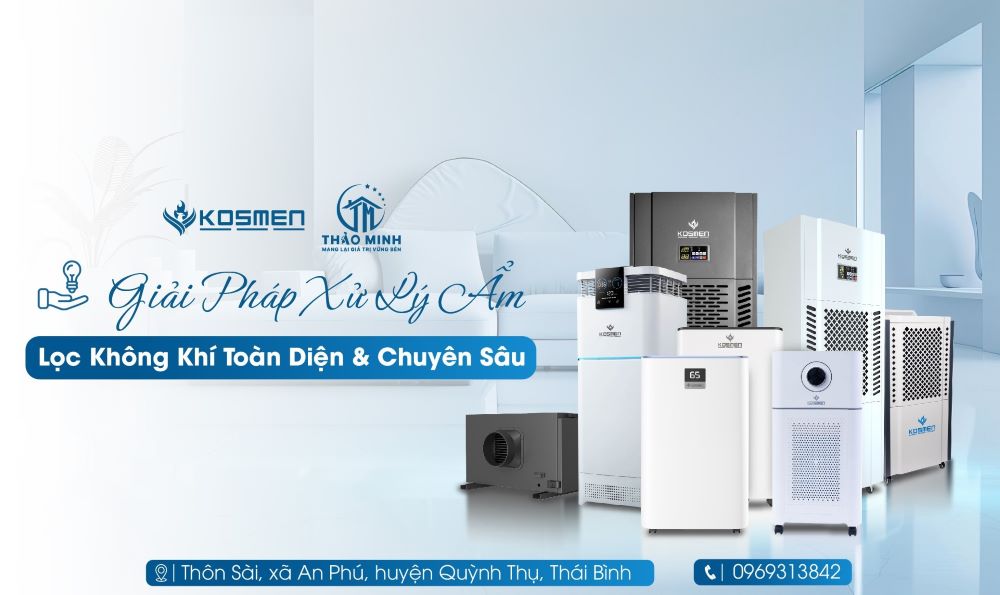 Kosmen - Thương hiệu cung cấp giải ph&aacute;p h&uacute;t ẩm v&agrave; lọc kh&ocirc;ng kh&iacute; uy t&iacute;n