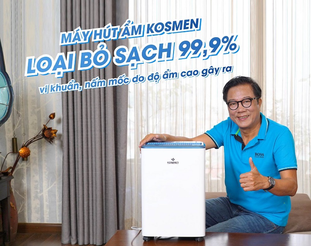 NSND Trọng Trinh Review Chi Tiết Máy Hút Ẩm Kosmen KM-12N 