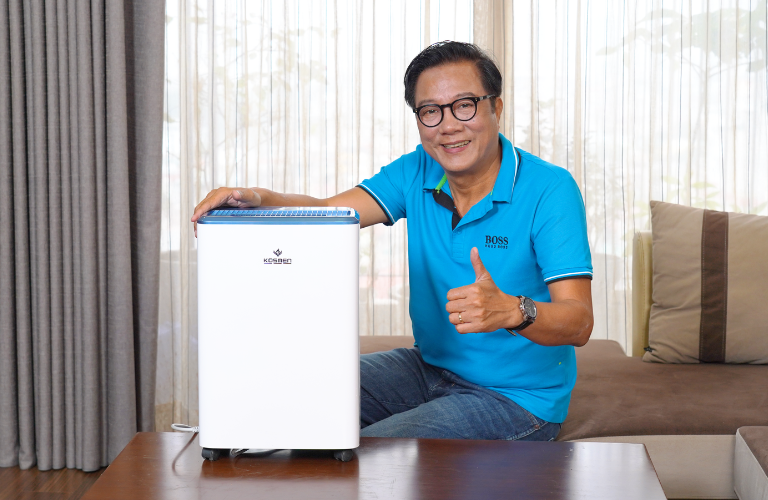 M&aacute;y h&uacute;t ẩm Kosmen KM-12N l&agrave; thiết bị xử l&yacute; ẩm th&iacute;ch hợp để sử dụng trong gia đ&igrave;nh