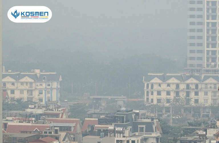 Hộ gia đình trong khu vực đông dân cư nên trang bị máy lọc không khí có bù ẩm