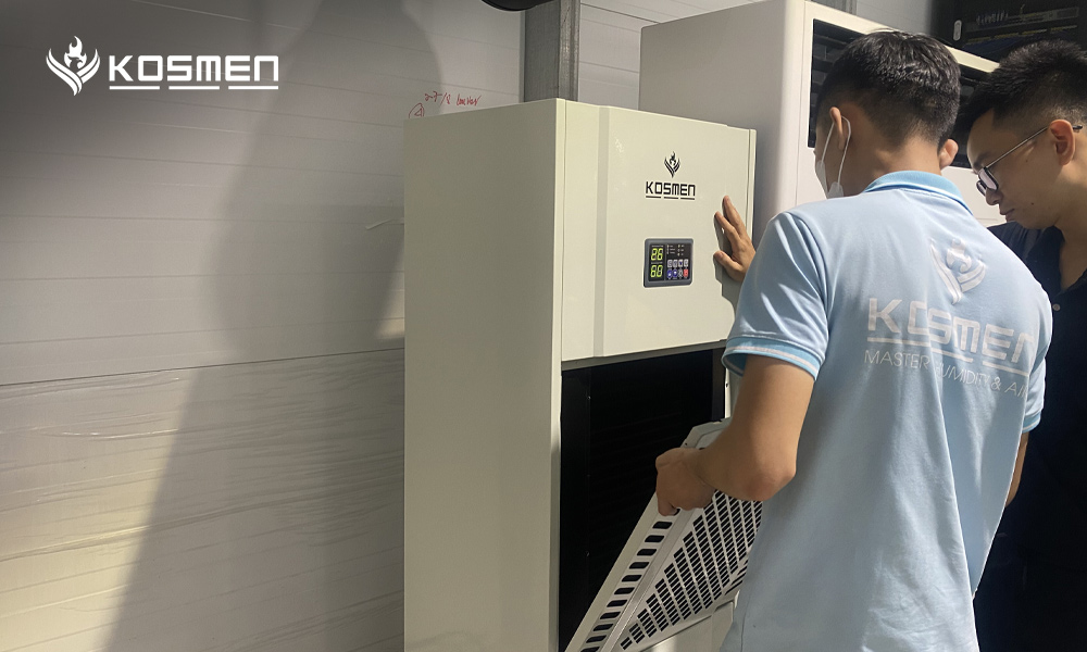 Quy trình lắp đặt và tư vấn máy hút ẩm Kosmen KM-180S