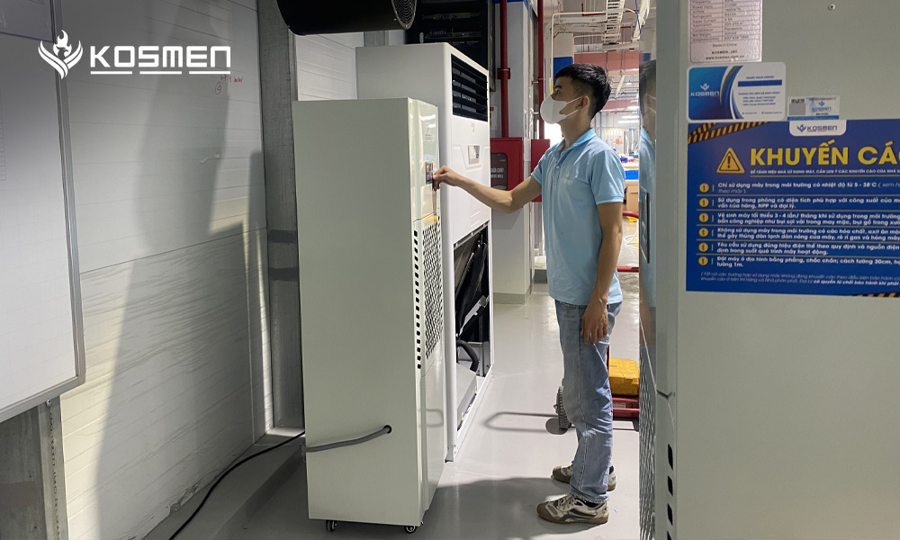 Quy trình nghiệm thu sau lắp đặt máy hút ẩm Kosmen KM-180S