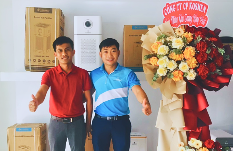 M&aacute;y h&uacute;t ẩm Kosmen ch&iacute;nh thức c&oacute; mặt tại Sacomex Quảng Trị