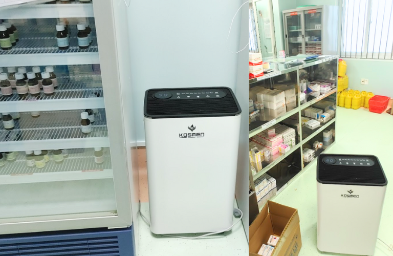Sử dụng m&aacute;y h&uacute;t ẩm để bảo quản thuốc
