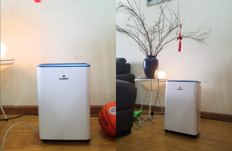 Máy hút ẩm Kosmen giúp văn phòng làm việc khô thoáng, không lo ẩm mốc